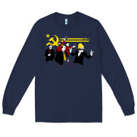 Navy the communist party Long Sleeve Tee - minhPixels