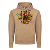 Vintage Coffee mardi gras sunflower Vintage Hoodie - CowGirlArtShop