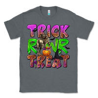 Charcoal Heather Trick Rawr Treat Classic Tee - texasbilliewilder