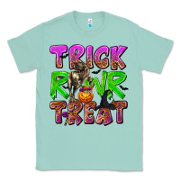 Seafoam Trick Rawr Treat Classic Tee - texasbilliewilder