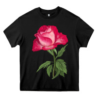 Black Love At First Sight Rose Heavy Core Tee - LillyAllenDesigns