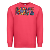 Cardinal love sunflower usa flag leopard Premium Sweatshirt - Artiststas
