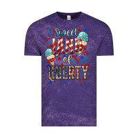 Cloud Purple Sweet land of liberty 4th of july Vintage Tee - HowdyJamesFarm