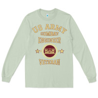 Matcha US Army Combat Engineer Combat Engineer Veteran Gift Long Sleeve Tee - minhPixels