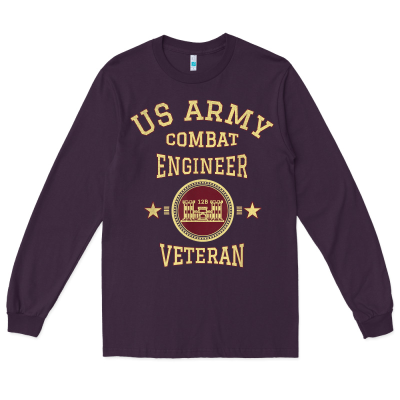 Us Army Combat Engineer Combat Engineer Veteran Gift Long Sleeve Tee by minhPixels | Teevron