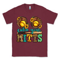 Burgundy calm your mitts softball Classic Tee - Jasminsmagicworld
