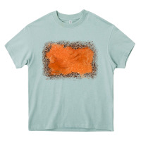 Arona gemstone orange leopard background Heavy Core Tee - JahusDesignShop