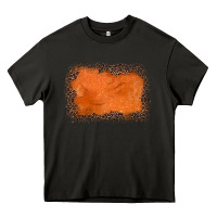Asphalt gemstone orange leopard background Heavy Core Tee - JahusDesignShop