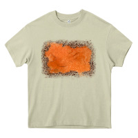 Mossy gemstone orange leopard background Heavy Core Tee - JahusDesignShop