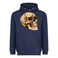 Navy skull Heavyweight Hoodie - Artiststas