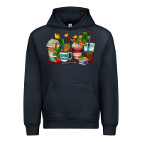 Navy spanish teacher coffee cups Urban Hoodie - AdoDesignShop