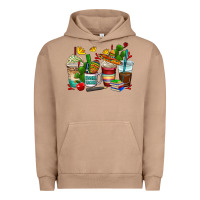 Pigment Burro spanish teacher coffee cups Urban Hoodie - AdoDesignShop