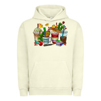 Pigment Pistachio spanish teacher coffee cups Urban Hoodie - AdoDesignShop