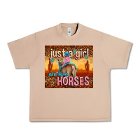 Burro just a girl who loves horses Urban Heavy Tee - TumblerDesignByShophia