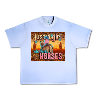Grape Ice just a girl who loves horses Urban Heavy Tee - TumblerDesignByShophia