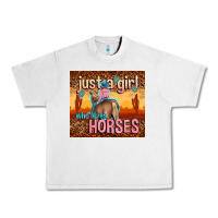 Lunar Rock just a girl who loves horses Urban Heavy Tee - TumblerDesignByShophia