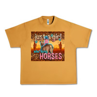 Peanut Butter just a girl who loves horses Urban Heavy Tee - TumblerDesignByShophia