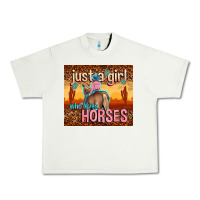 Pistachio just a girl who loves horses Urban Heavy Tee - TumblerDesignByShophia
