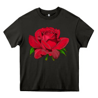 Asphalt Oklahoma Rose Illustrations Heavy Core Tee - LillyAllenDesigns