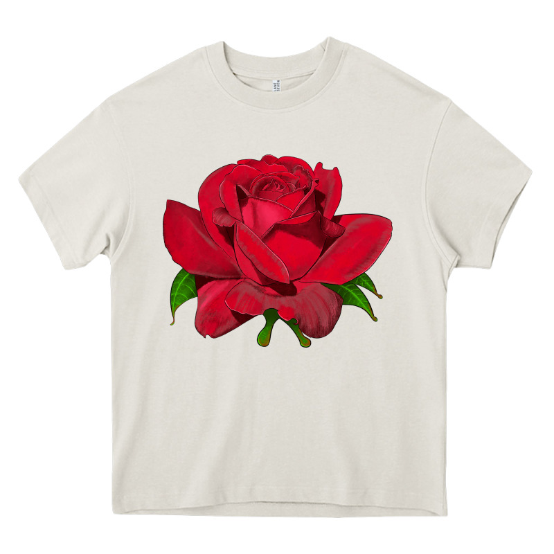 Oklahoma Rose Illustrations Heavy Core Tee by LillyAllenDesigns | Teevron