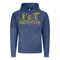 Vintage Denim mardi gras teacher assistant Vintage Hoodie - CowGirlArtShop