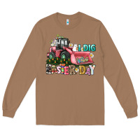 Toasted Coconut I dig Easter Day Long Sleeve Tee - HowdyJamesFarm