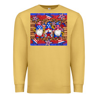 Antique Gold american flag gnomes star leopard glitter tumbler Premium Sweatshirt - Artiststas
