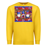 Lemon american flag gnomes star leopard glitter tumbler Premium Sweatshirt - Artiststas