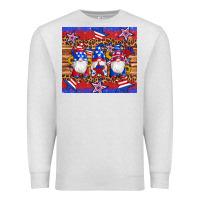 Oatmeal Heather american flag gnomes star leopard glitter tumbler Premium Sweatshirt - Artiststas