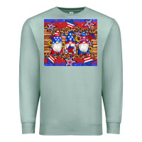 Seafoam american flag gnomes star leopard glitter tumbler Premium Sweatshirt - Artiststas