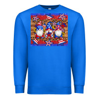 True Royal american flag gnomes star leopard glitter tumbler Premium Sweatshirt - Artiststas