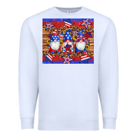 White american flag gnomes star leopard glitter tumbler Premium Sweatshirt - Artiststas