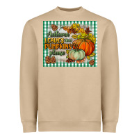 Autumn Leaves And Pumpkins Please Mouse Pad Heavyweight Sweatshirt | Teevron