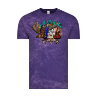 Cloud Purple God bless the USA Eagle 4th of july Vintage Tee - HowdyJamesFarm