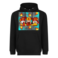 Black firefighter gnomes Heavyweight Hoodie - Artiststas
