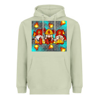 Matcha firefighter gnomes Heavyweight Hoodie - Artiststas