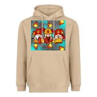 Mushroom firefighter gnomes Heavyweight Hoodie - Artiststas