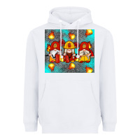 White firefighter gnomes Heavyweight Hoodie - Artiststas