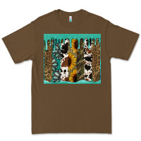 Cacao western brushstroke tumbler Premium Tee - Jasminsmagicworld
