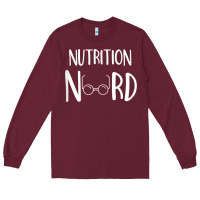 Burgundy Womens Nutritionist Gifts For Health Coach or Registered Dietitian Long Sleeve Tee - minhPixels