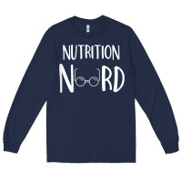 Navy Womens Nutritionist Gifts For Health Coach or Registered Dietitian Long Sleeve Tee - minhPixels
