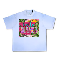 Grape Ice hello summer with cowhide Urban Heavy Tee - TumblerDesignByShophia