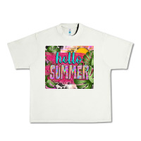 Pistachio hello summer with cowhide Urban Heavy Tee - TumblerDesignByShophia