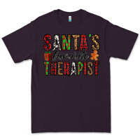 Plum santa's favorite therapist Premium Tee - Jasminsmagicworld