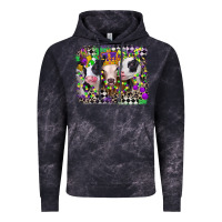 Cloud Black mardi gras heifers Vintage Hoodie - CowGirlArtShop