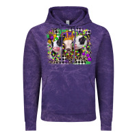 Cloud Purple mardi gras heifers Vintage Hoodie - CowGirlArtShop