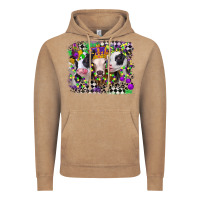 Vintage Coffee mardi gras heifers Vintage Hoodie - CowGirlArtShop