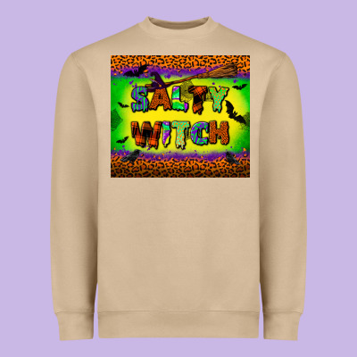 Salty Witch Tumbler Heavyweight Sweatshirt Designed By Bundleandbundleshop