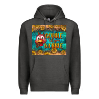 Charcoal Heather gooble til you wobble tumbler Premium Hoodie - BundleAndBundleShop