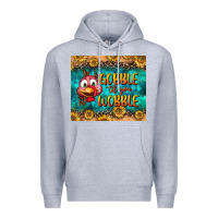 Heather Grey gooble til you wobble tumbler Premium Hoodie - BundleAndBundleShop